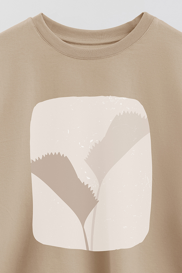 REMERA CROP ESTAMPADA ART 199