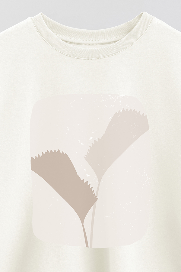 REMERA CROP ESTAMPADA ART 199