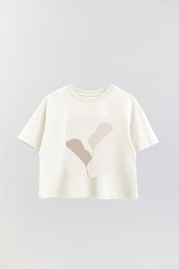 REMERA CROP ESTAMPADA ART 199