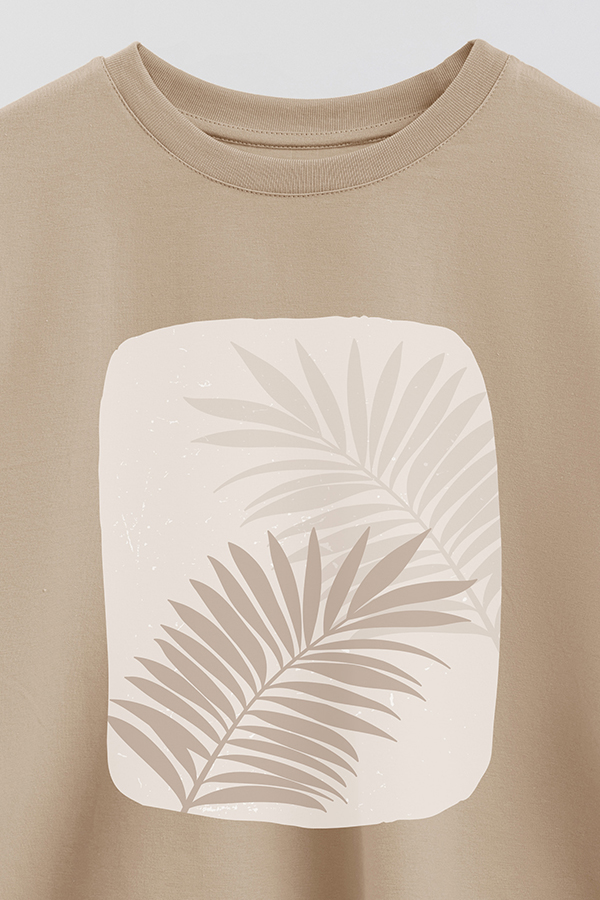 REMERA CROP ESTAMPADA ART 198