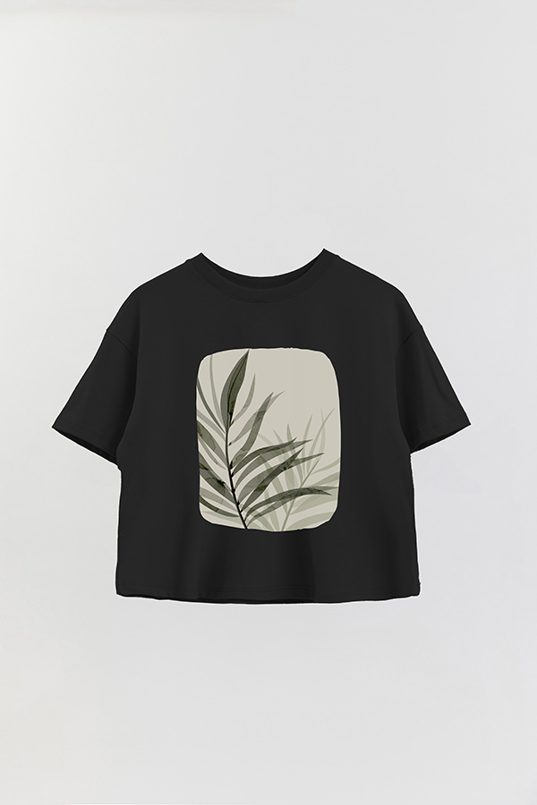 REMERA CROP ESTAMPADA ART 197