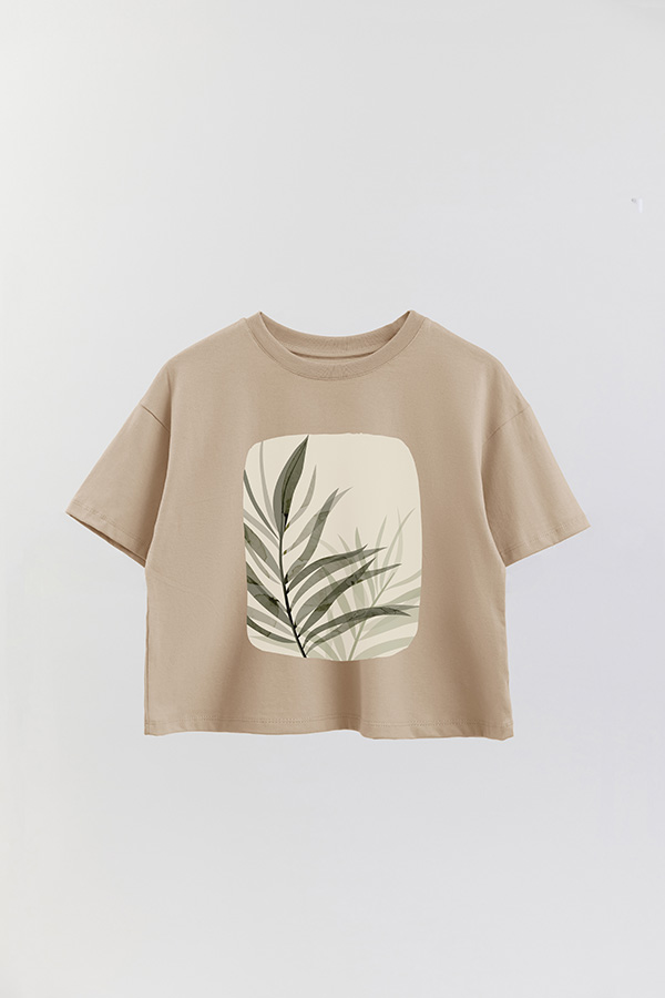 REMERA CROP ESTAMPADA ART 197