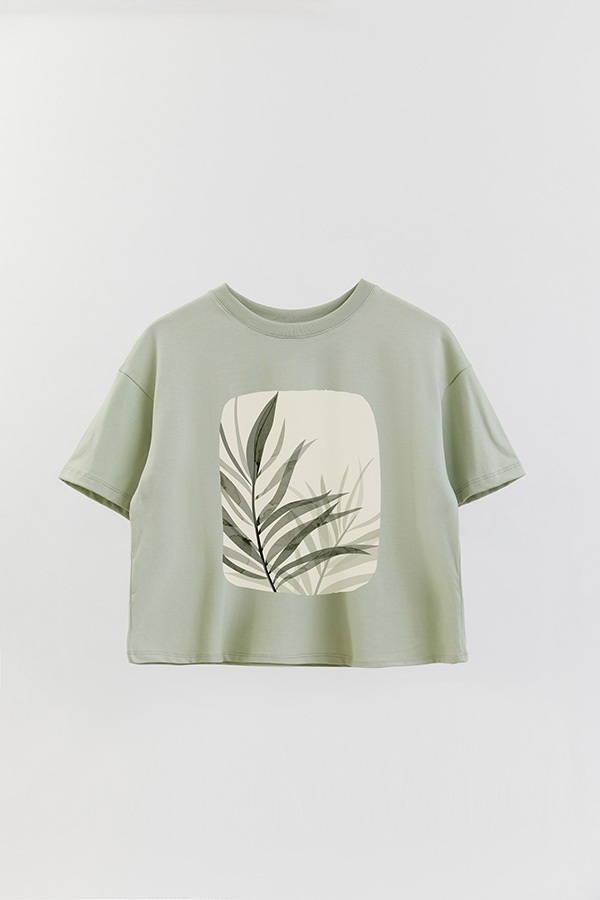 REMERA CROP ESTAMPADA ART 197