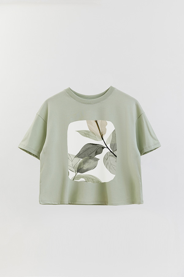 REMERA CROP ESTAMPADA ART 196