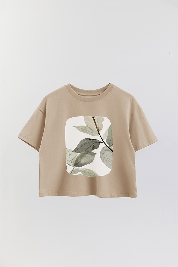 REMERA CROP ESTAMPADA ART 196