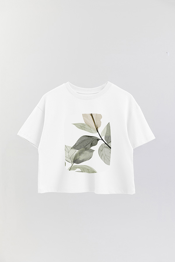 REMERA CROP ESTAMPADA ART 196
