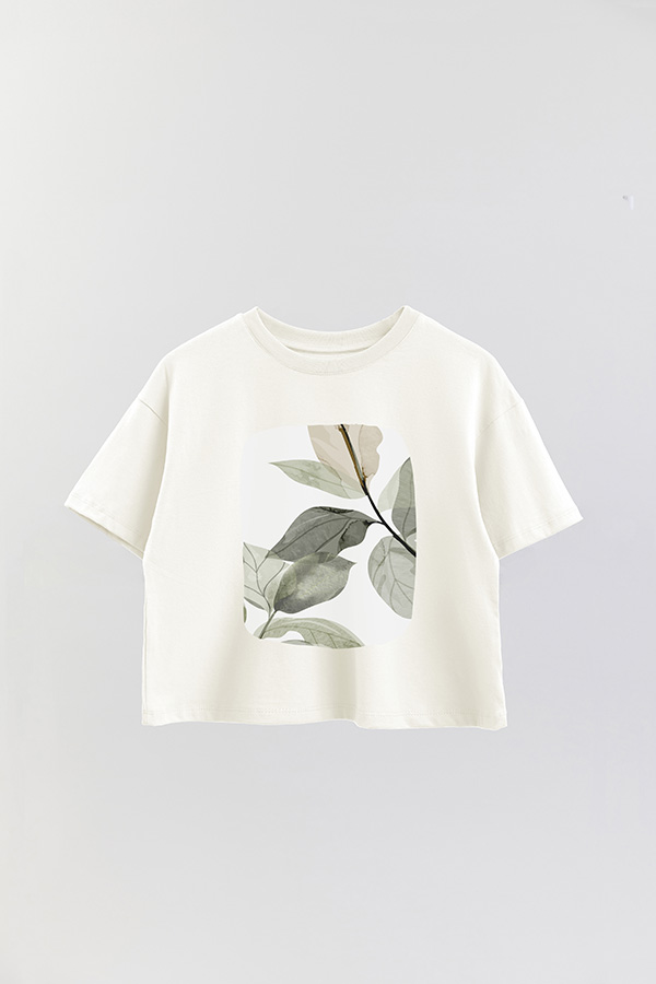 REMERA CROP ESTAMPADA ART 196