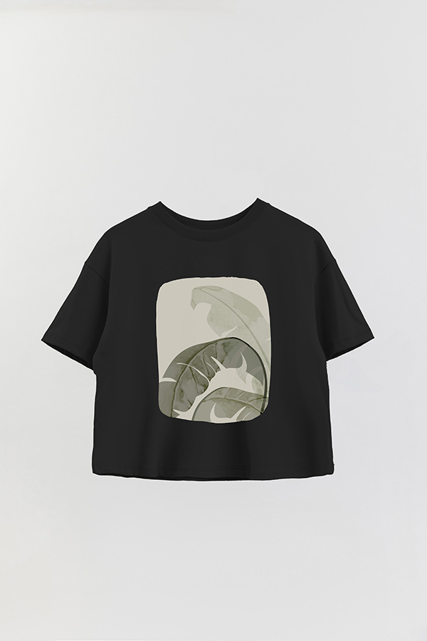 REMERA CROP ESTAMPADA ART 194