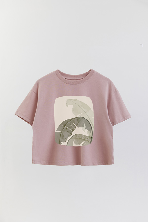 REMERA CROP ESTAMPADA ART 194