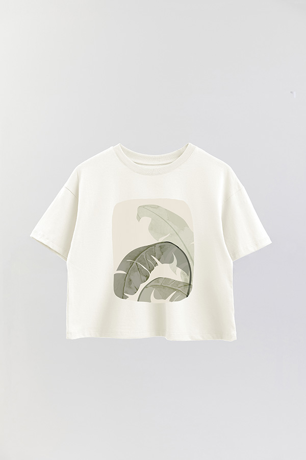 REMERA CROP ESTAMPADA ART 194