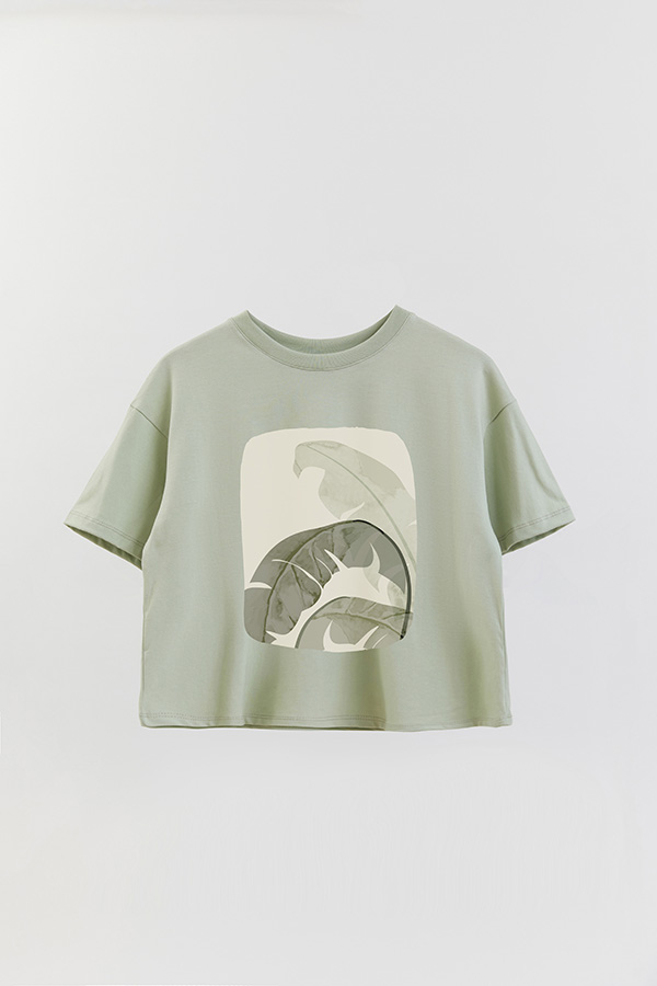 REMERA CROP ESTAMPADA ART 194