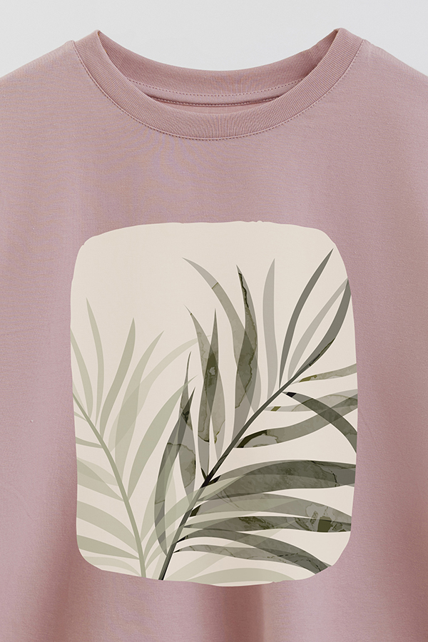 REMERA CROP ESTAMPADA ART 193