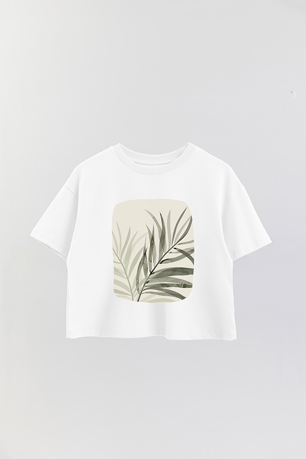 REMERA CROP ESTAMPADA ART 193