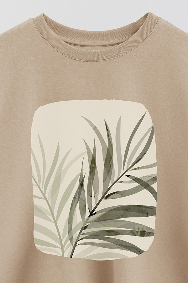 REMERA CROP ESTAMPADA ART 193