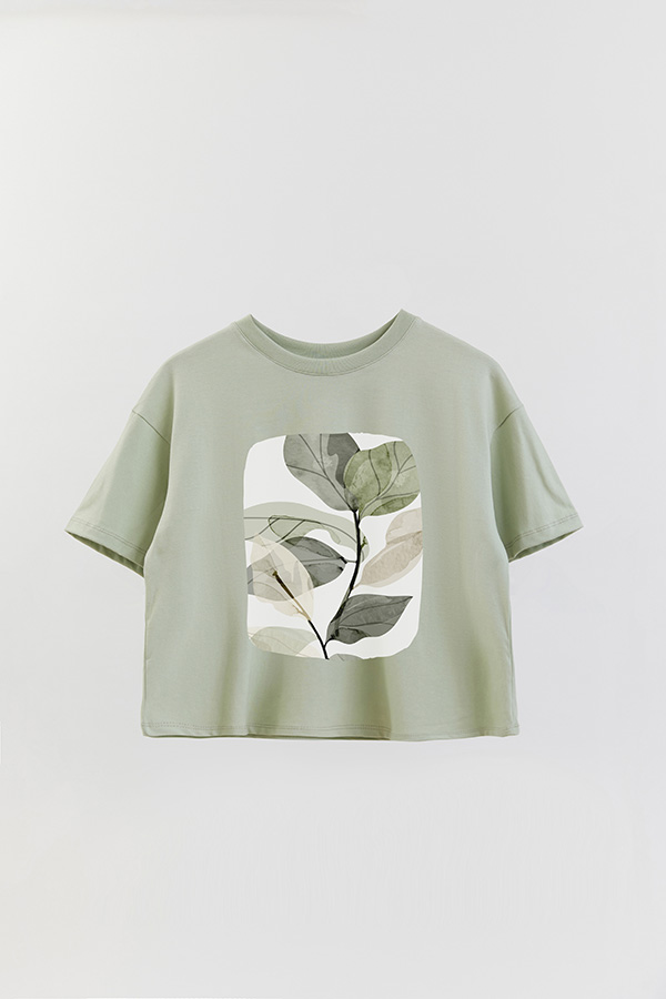 REMERA CROP ESTAMPADA ART 192