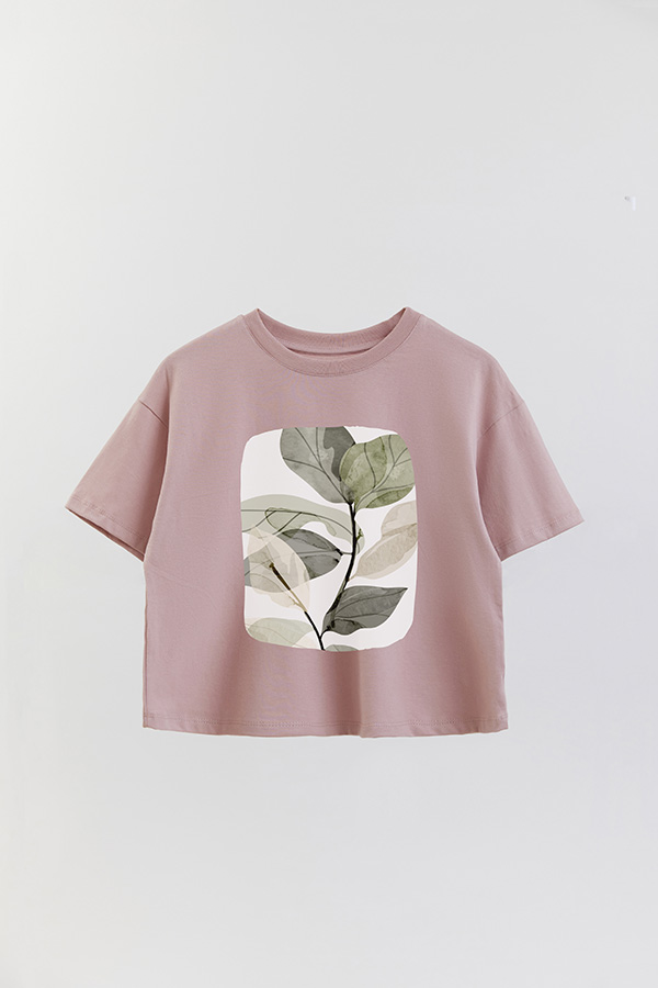 REMERA CROP ESTAMPADA ART 192