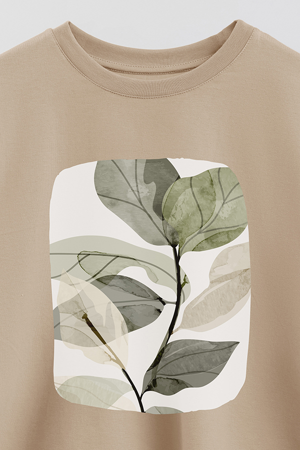 REMERA CROP ESTAMPADA ART 192