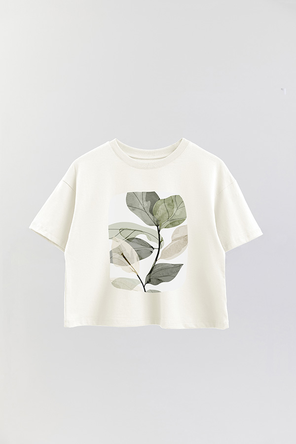 REMERA CROP ESTAMPADA ART 192