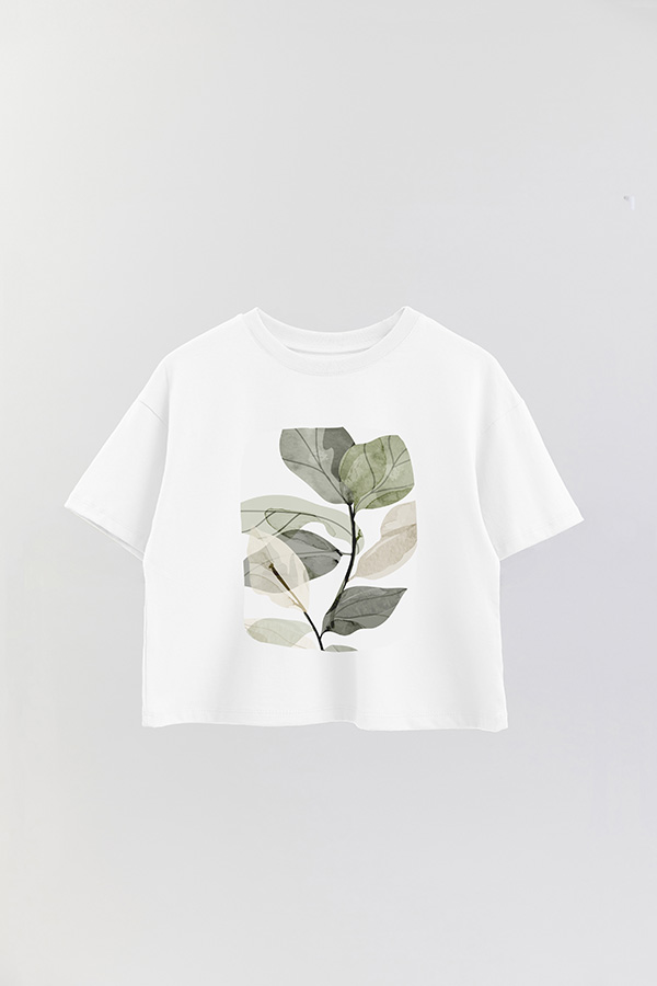 REMERA CROP ESTAMPADA ART 192