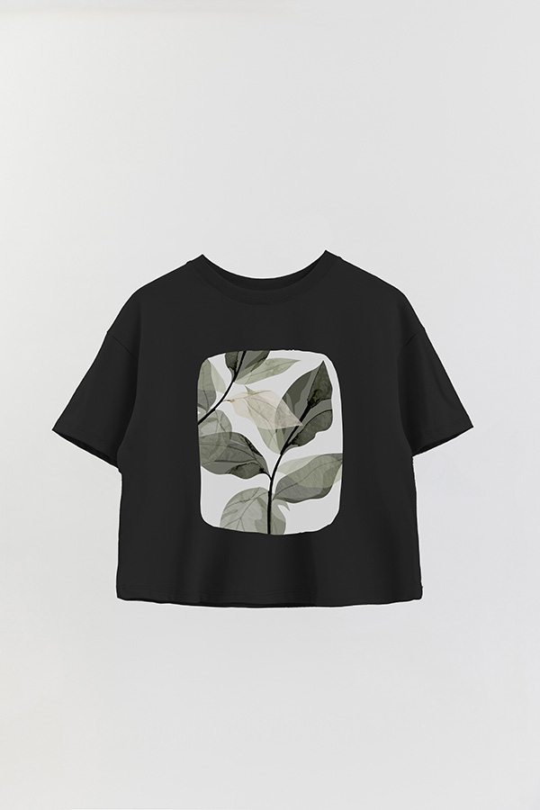 REMERA CROP ESTAMPADA ART 191