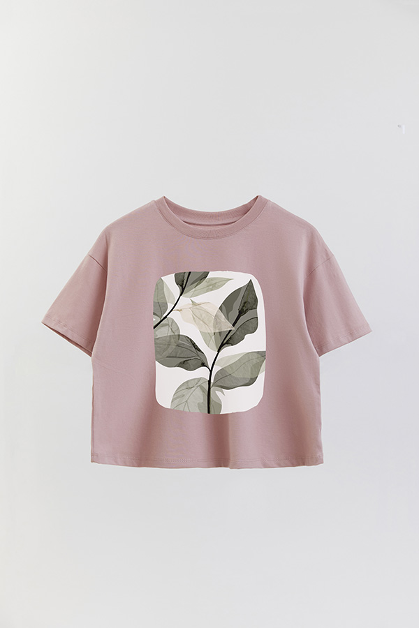 REMERA CROP ESTAMPADA ART 191