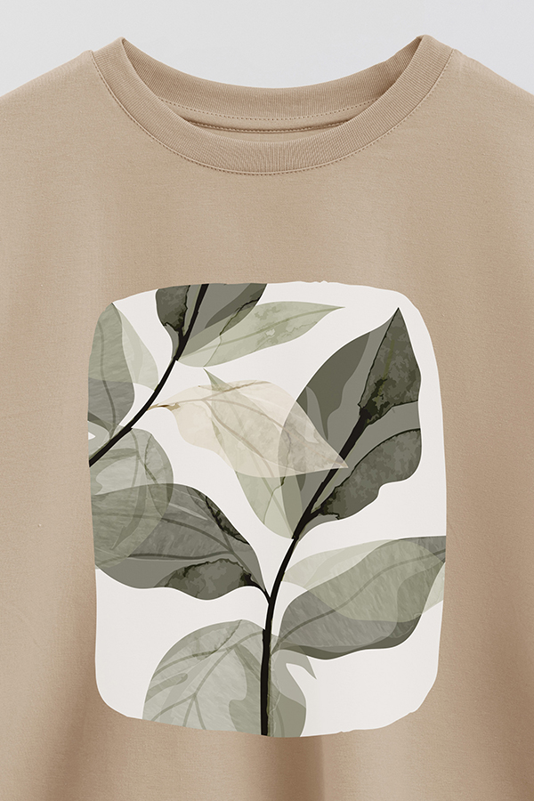 REMERA CROP ESTAMPADA ART 191