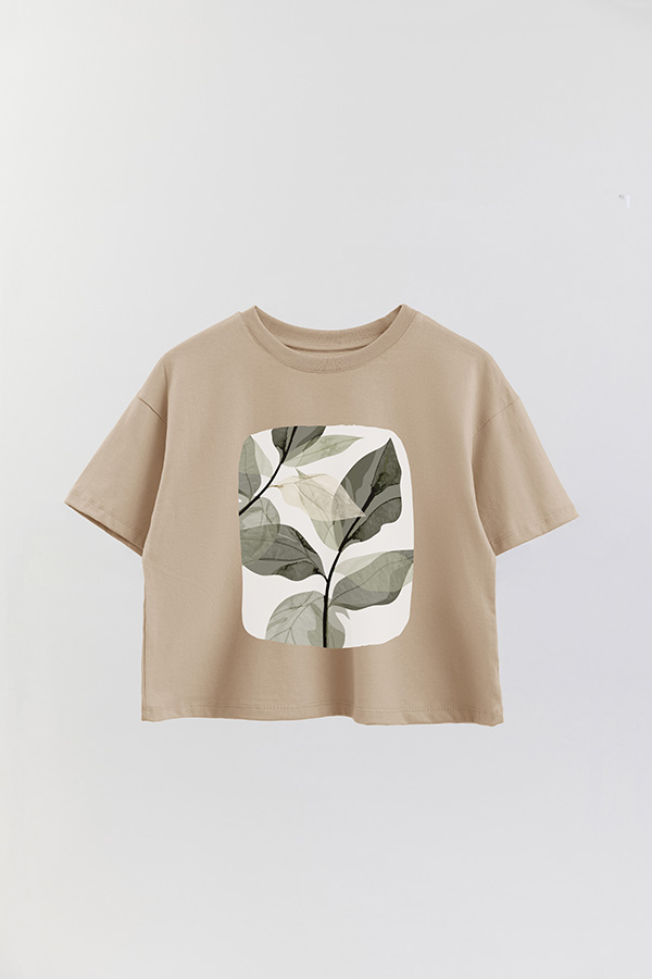 REMERA CROP ESTAMPADA ART 191