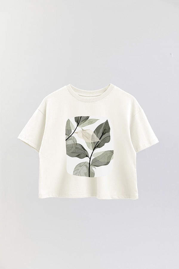 REMERA CROP ESTAMPADA ART 191