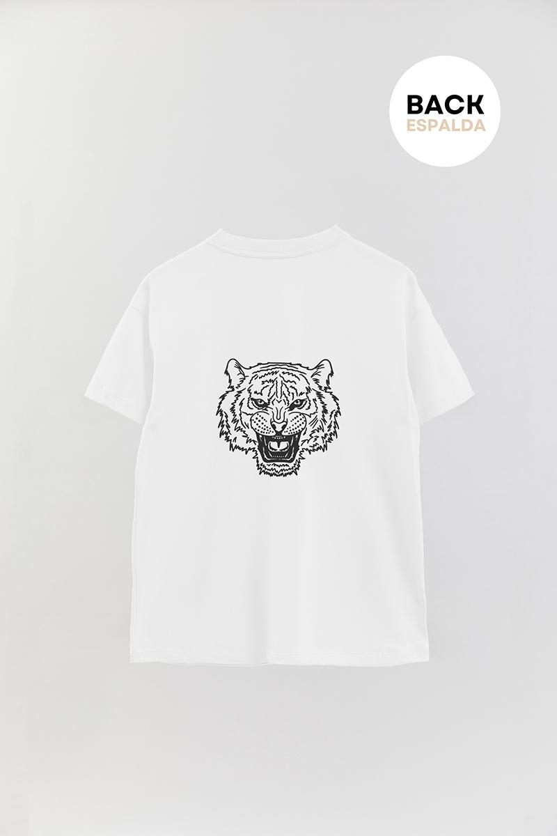 REMERA OVER ESTAMPADA UNISEX LION