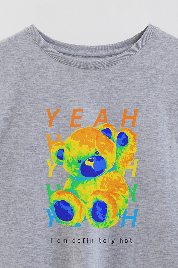 REMERA GB OVERSIZE TEDDY I AM DEFINITELY HOT