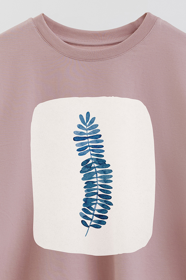 REMERA CROP ESTAMPADA ART 190