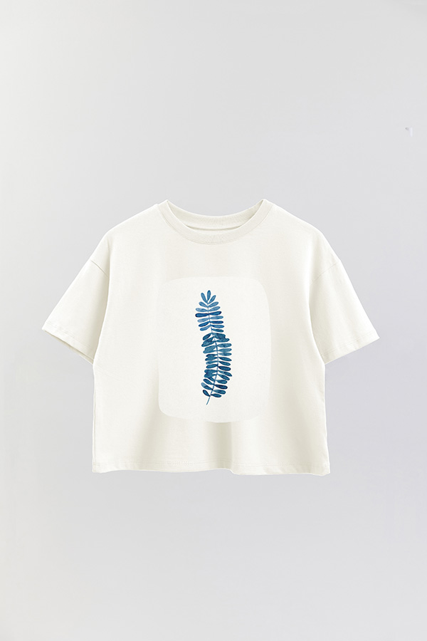 REMERA CROP ESTAMPADA ART 190