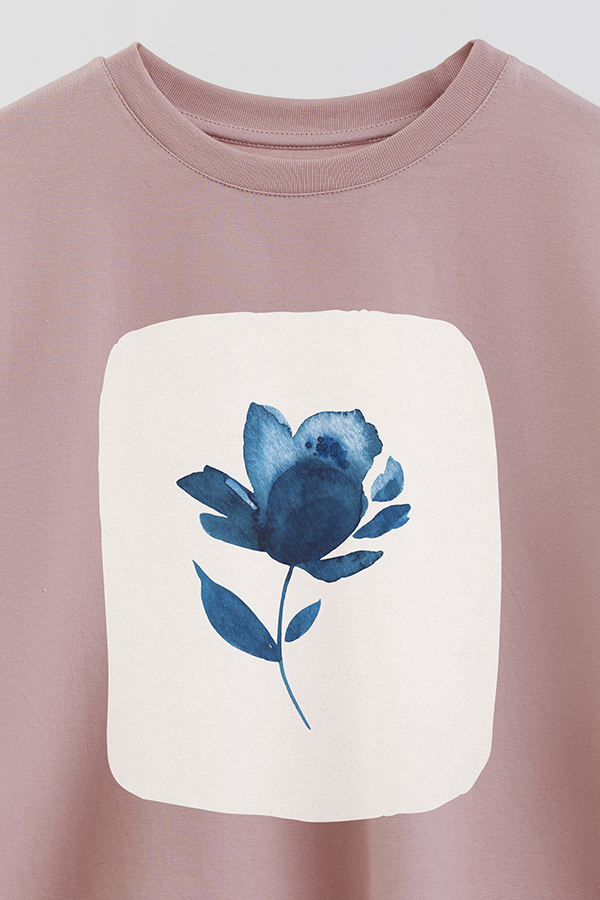 REMERA CROP ESTAMPADA ART 189