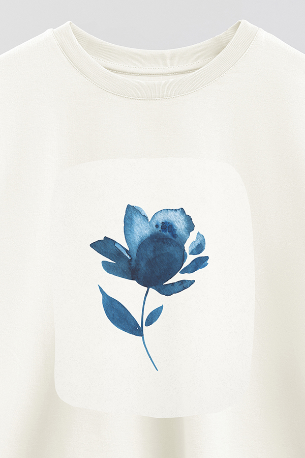 REMERA CROP ESTAMPADA ART 189