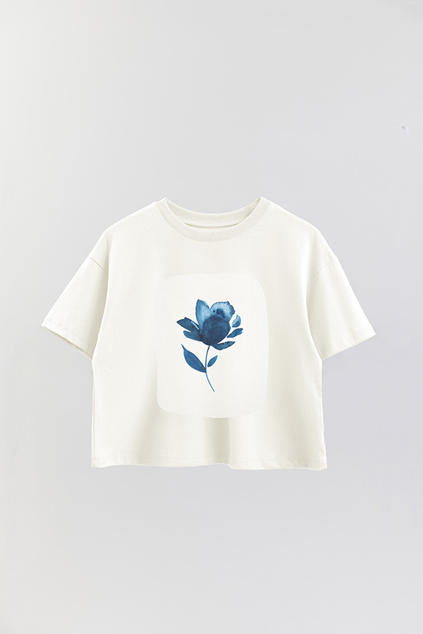 REMERA CROP ESTAMPADA ART 189