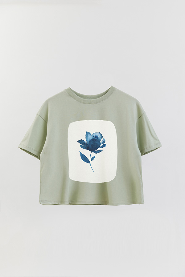 REMERA CROP ESTAMPADA ART 189