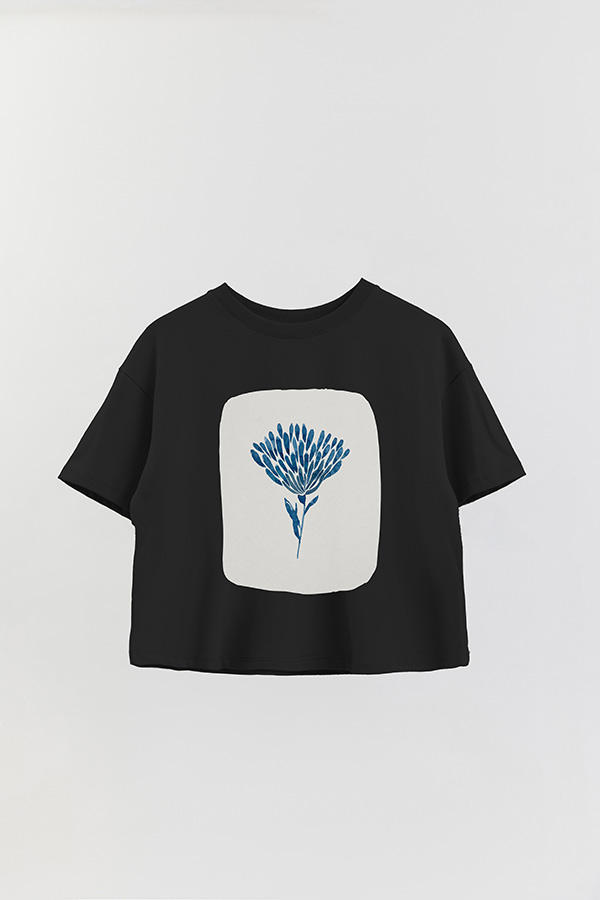 REMERA CROP ESTAMPADA ART 188