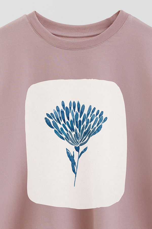 REMERA CROP ESTAMPADA ART 188