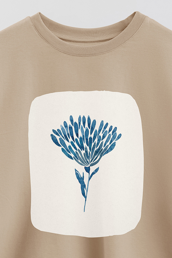 REMERA CROP ESTAMPADA ART 188