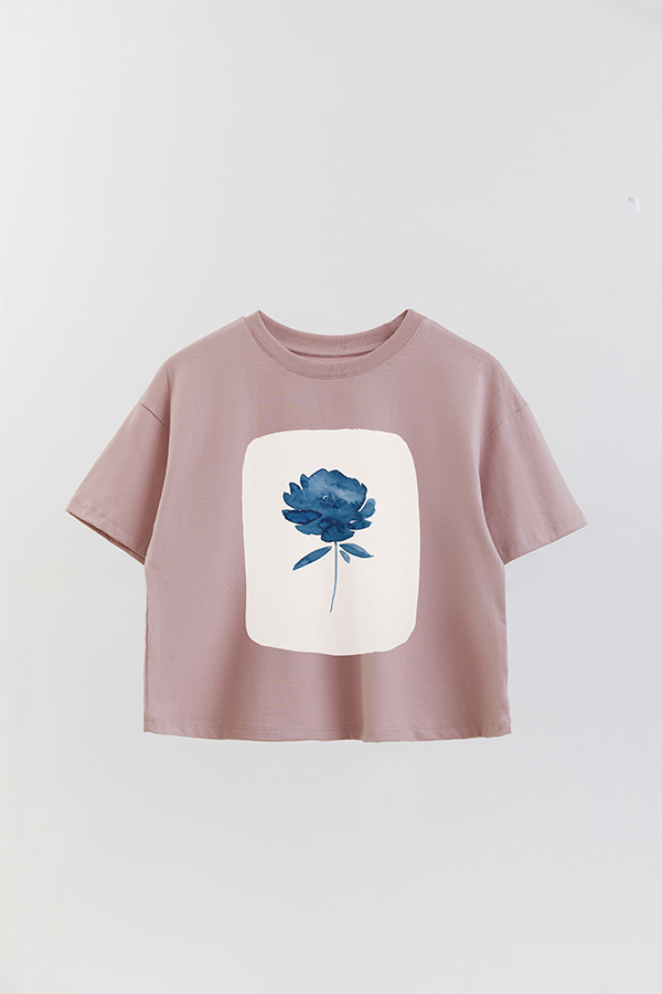 REMERA CROP ESTAMPADA ART 187