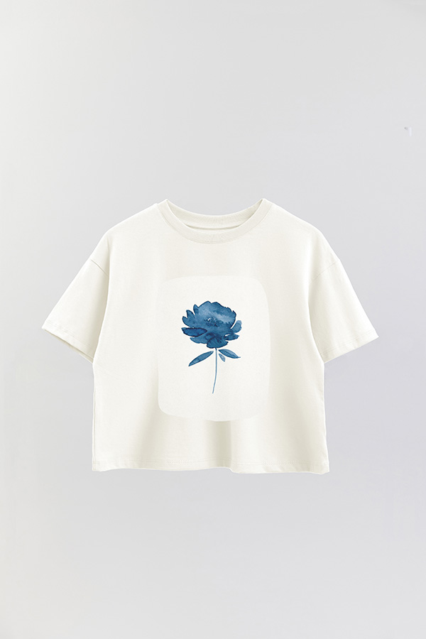 REMERA CROP ESTAMPADA ART 187