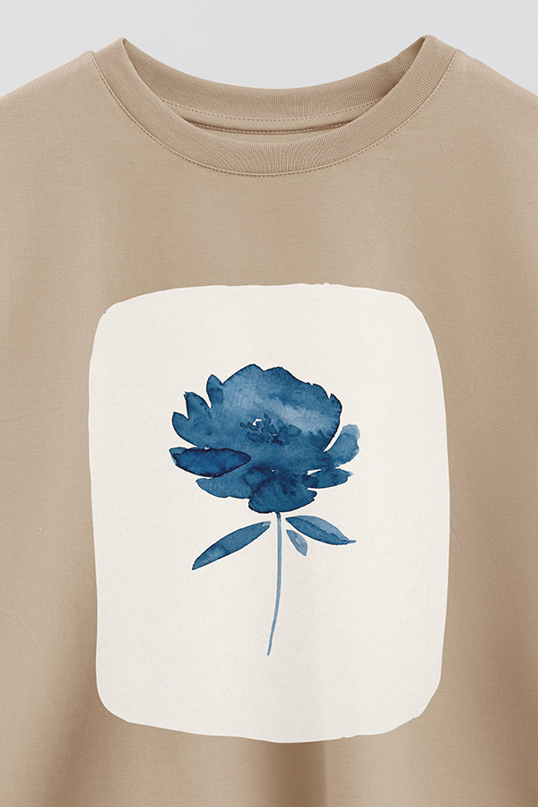 REMERA CROP ESTAMPADA ART 187