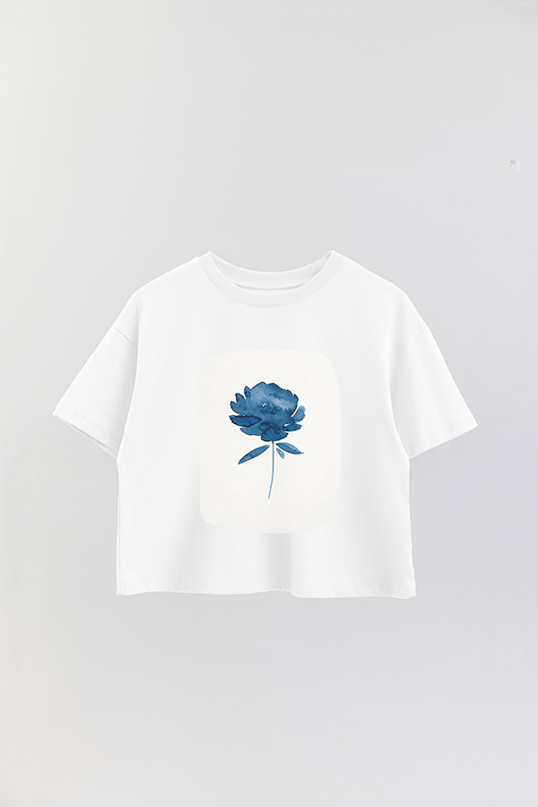 REMERA CROP ESTAMPADA ART 187