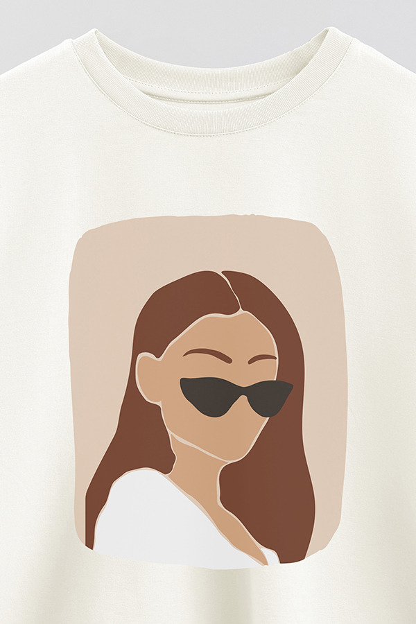 REMERA CROP ESTAMPADA ART 186