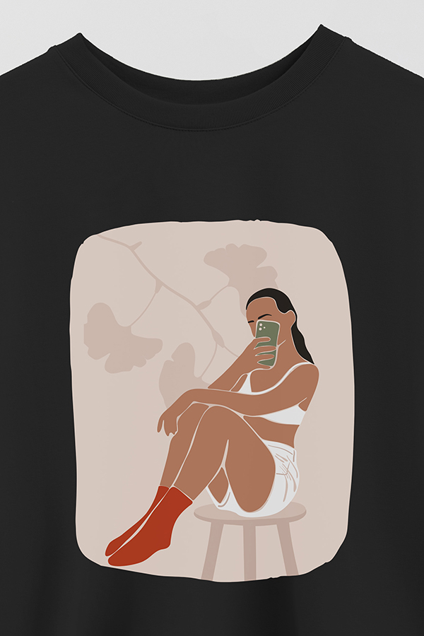 REMERA CROP ESTAMPADA ART 185