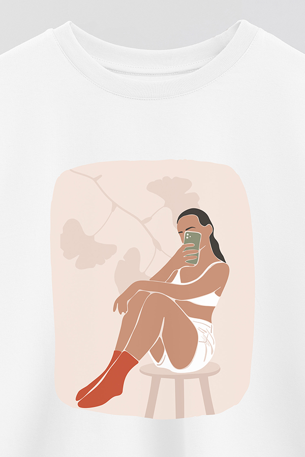 REMERA CROP ESTAMPADA ART 185