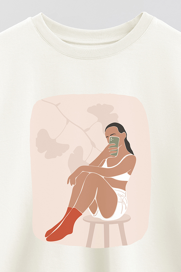 REMERA CROP ESTAMPADA ART 185