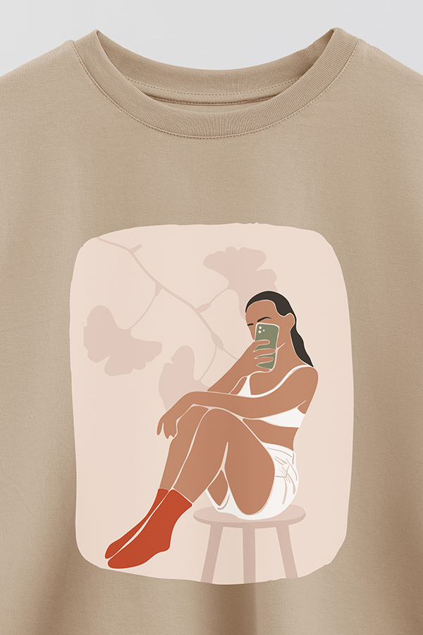 REMERA CROP ESTAMPADA ART 185