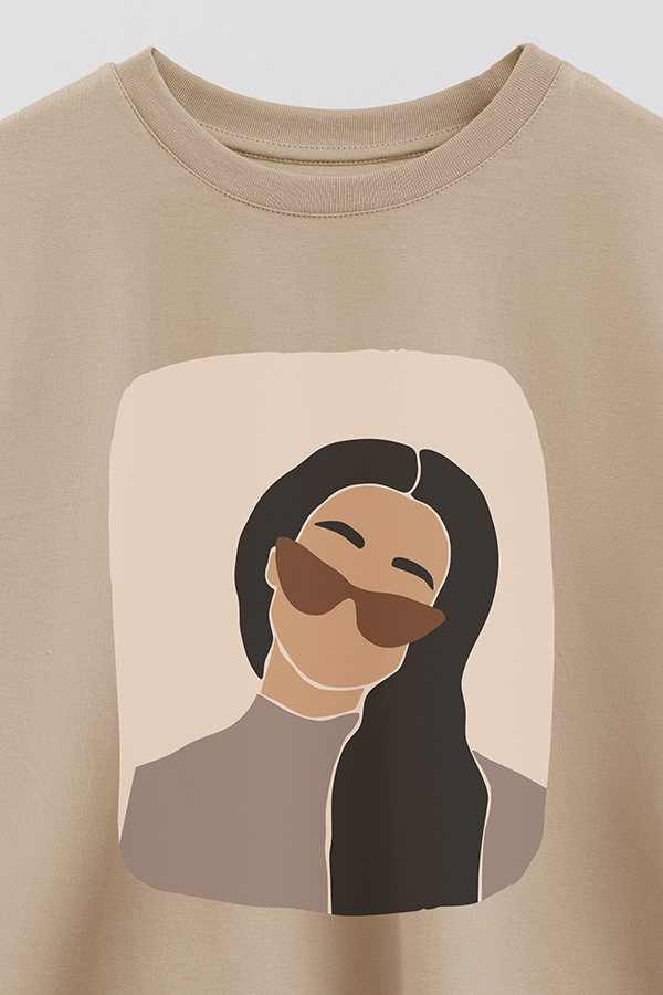 REMERA CROP ESTAMPADA ART 183