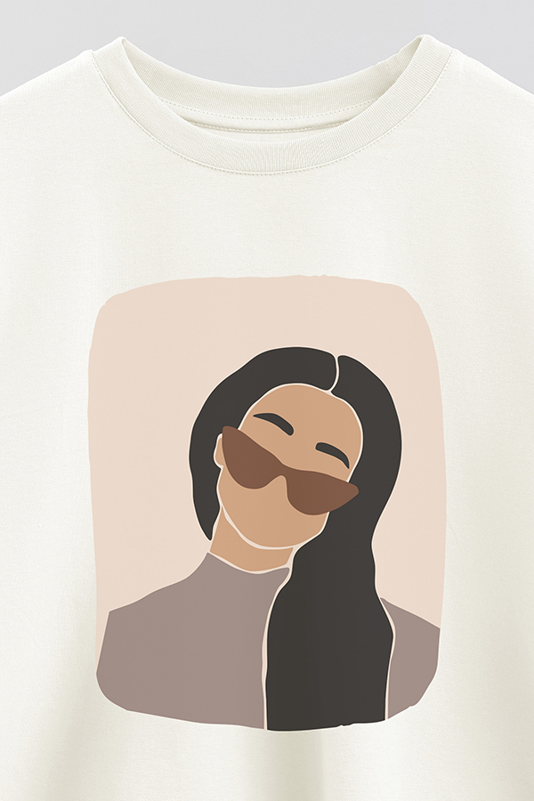 REMERA CROP ESTAMPADA ART 183